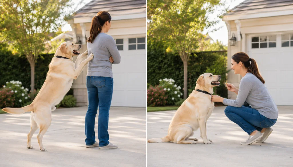 How to Teach Your Dog Not to Jump on People