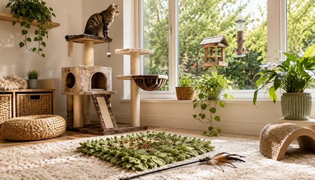 How to Keep Your Indoor Cat Happy: The Essential Guide to Feline Enrichment