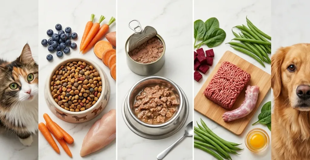 Raw vs. Kibble vs. Wet Food: Which Diet Is Actually Best for Your Pet?